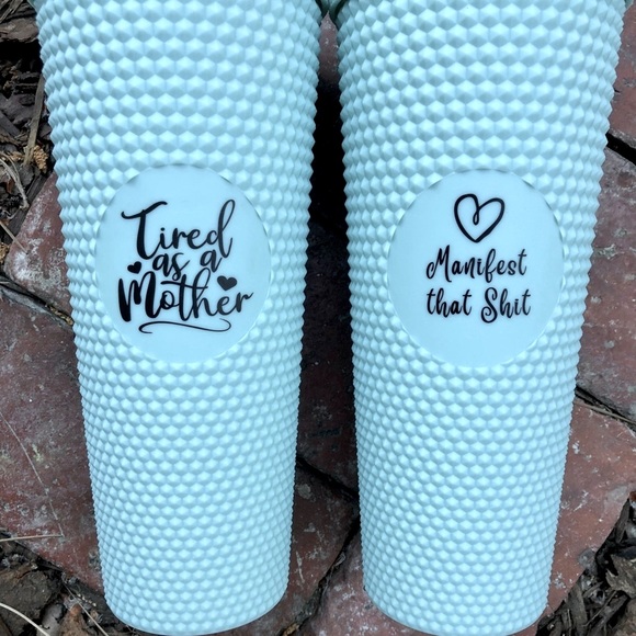 Manifest that shit/Tired as a Mother cups - Picture 4 of 12